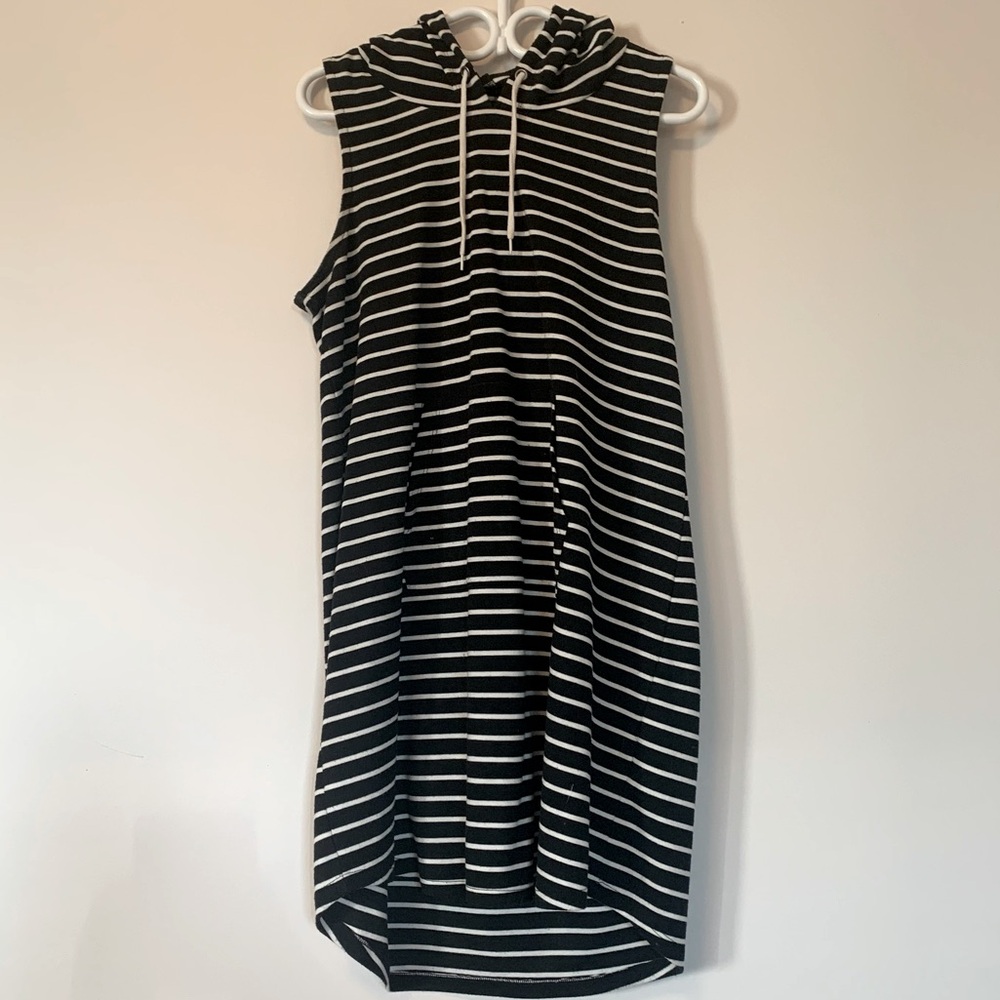 Maurice’s Sleeveless Striped Hoodie Dress
